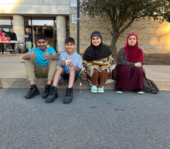 Group of seventh grade students in Mr. Wasserman's social studies class who were able to recite the most popular line of the Declaration of Independence.