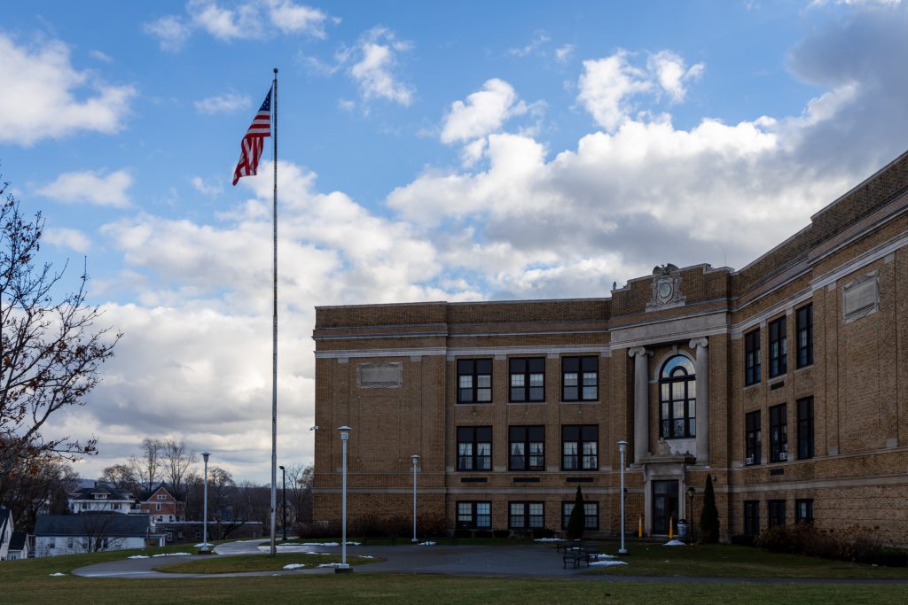 exterior of Cohoes Middle School